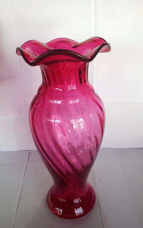 Cranberry Vase, 1900.