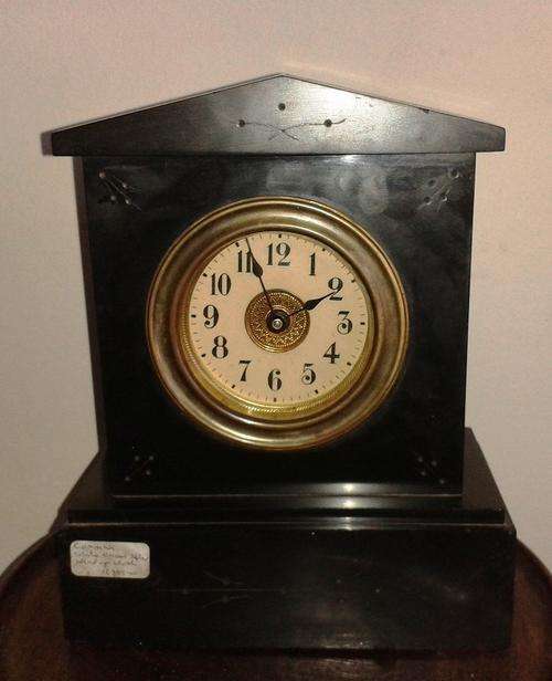 Slate Cased 24hour wind up Time Piece.