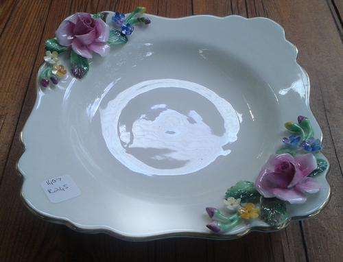 Staffordshire Porcelain Plate Made in England.