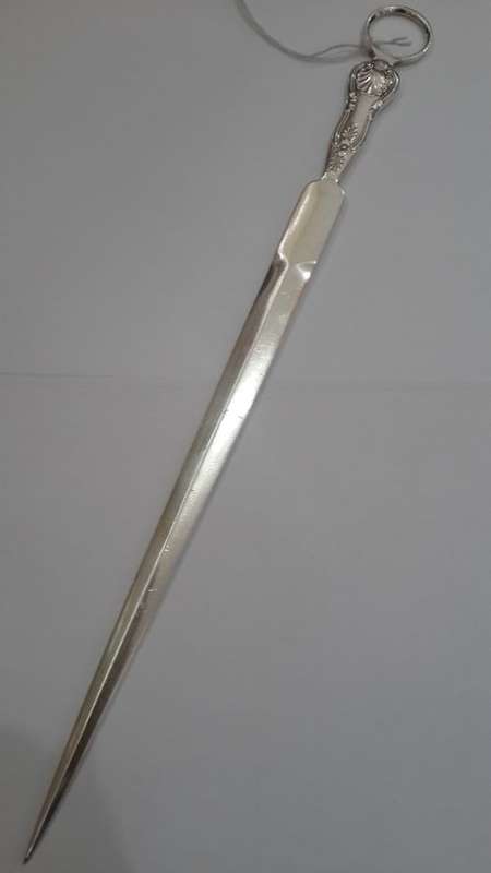 Victorian Rare letter opener by John Round and Sons C1897.
