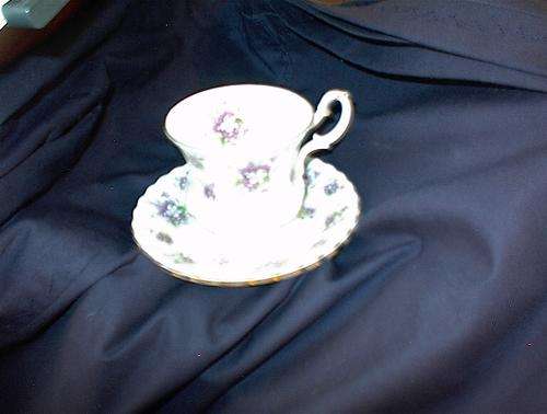 Royal Albert Coffee Cup and saucer - "Sweet Violets"