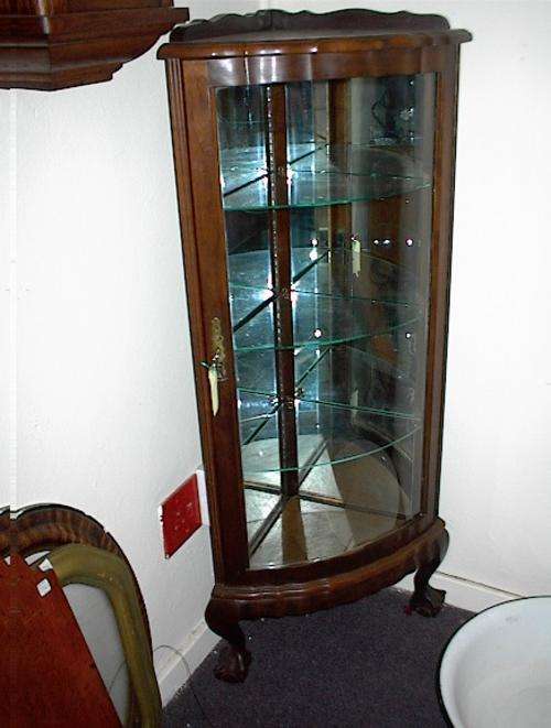 BALL AND CLAW IMBUIA CORNER CABINET