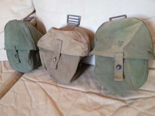 Vicker - K - WW2 Lewis circular & barrel machine gun pouches 1941