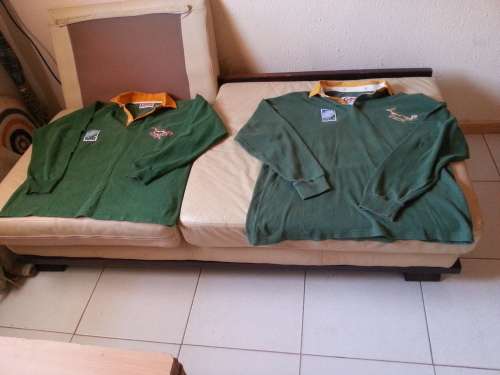 SPRINGBOK RUGBY WORLD CUP JERSEYS X2