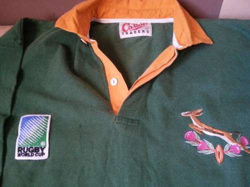 SPRINGBOK RUGBY WORLD CUP JERSEYS X2