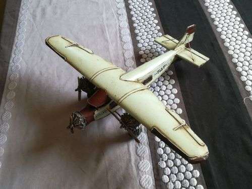 Airplane Cargo Tin Toy