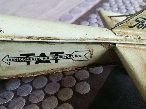 Airplane Cargo Tin Toy