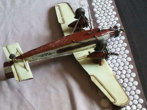 Airplane Cargo Tin Toy
