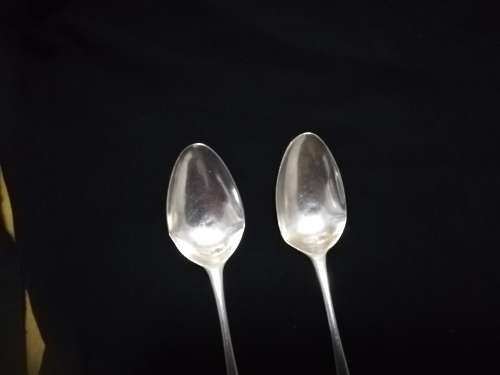 SILVER HALLMARK TEASPOONS X4