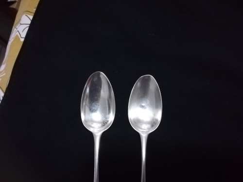 SILVER HALLMARK TEASPOONS X4