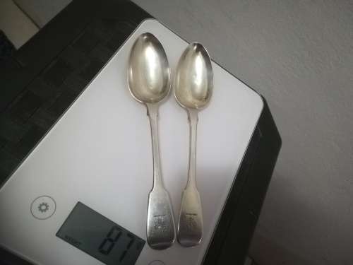SILVER HALLMARK SPOONS