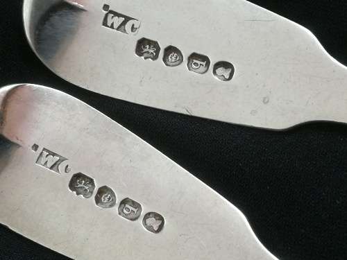 SILVER HALLMARK SPOONS