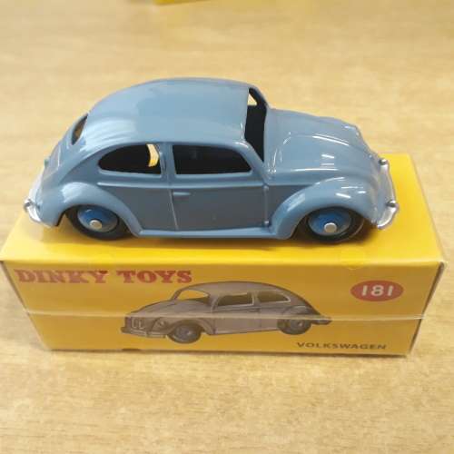 ATLAS EDITIONS DINKY, VW BEETLE 181,BLUE,  DIE-CAST, NEW in SEALED BOX