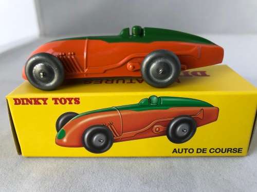 ATLAS EDITIONS DINKY, RACER 23 A, ORANGE/GREEN,  DIE-CAST, NEW in SEALED BOX