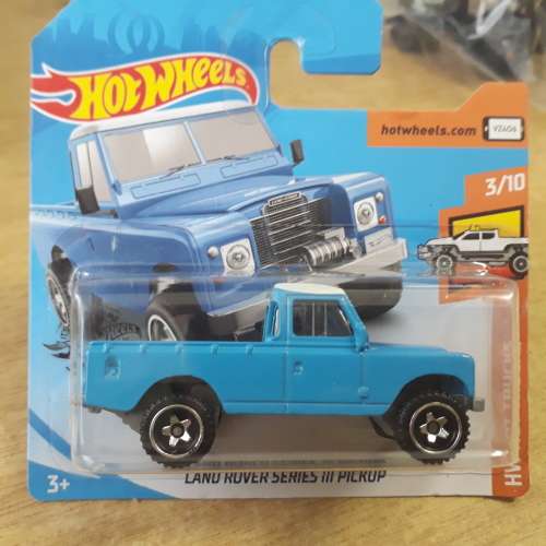 HOTWHEELS CARDED LAND ROVER SERIES 3, NEW, DIE CAST