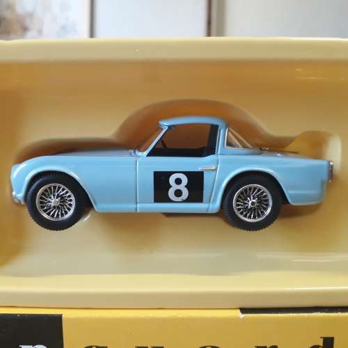 CORGI VANGUARDS TRIUMPH TR4 RALLY, 1/43, DIE-CAST, MINT IN RETRO BOX, LIMITED EDITION