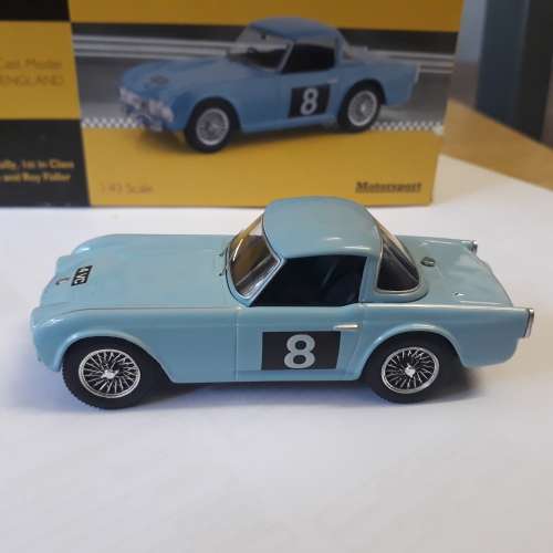 CORGI VANGUARDS TRIUMPH TR4 RALLY, 1/43, DIE-CAST, MINT IN RETRO BOX, LIMITED EDITION