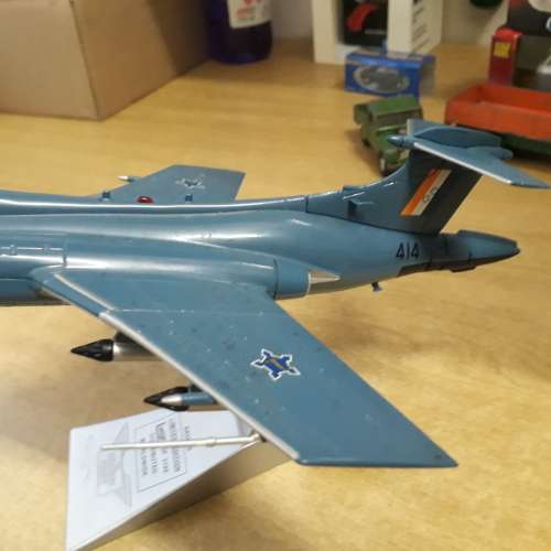 CORGI SAAF SOUTH AFRICAN AIR FORCE BLACKBURN BUCCANEER, DIE-CAST, 1/72, SECOND HAND