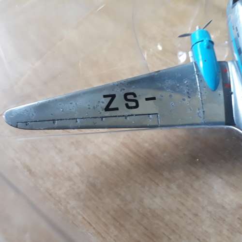 SOUTH AFRICAN AIRWAYS, DAKOTA ZS-BXF "KLAPPERKOP" 1948 , 1/200, DIE-CAST