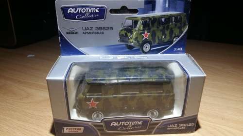 UAZ 39625, ARMY   "" AUTOTIME COLLECTION, DIE CAST, 1:43, NIB