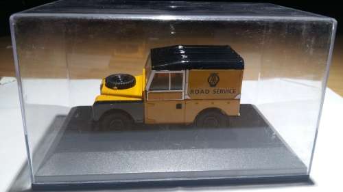 Oxford, Land Rover, AA Road services, LAN188019,1:43, Die Cast, Mint in Perspex Case