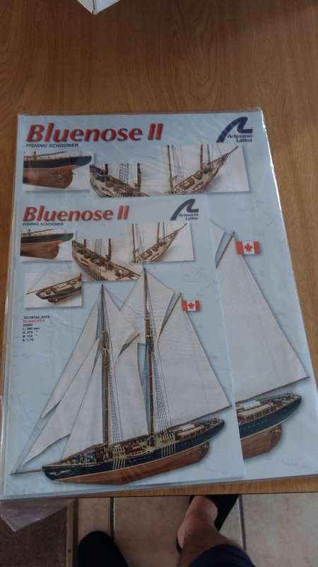 Latina 22453 Bluenose II Ship Model Kit, 22453, 1:75, tall schooners, New in box