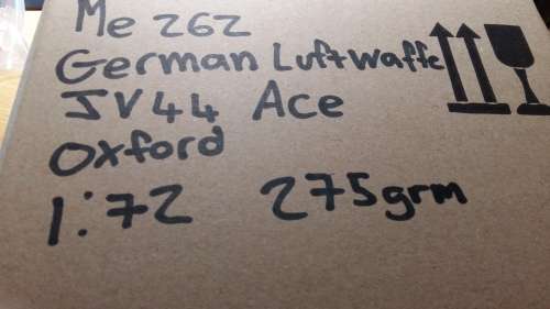 Oxford Aviation Messerschmitt WW2 Me262 German Luftwaffe JV44 Ace Adolf Galland
