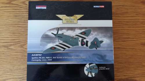 Corgi Aviation Archive Collector Series AA38702 Supermarine Spitfire PR.Mk XIX Diecast Model RAF BBM