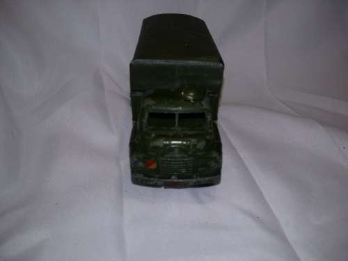 Vintage DINKY TOYS 1950, 621 3 Ton Army Wagon with Canopy, No Box, PLayed With, 1:43
