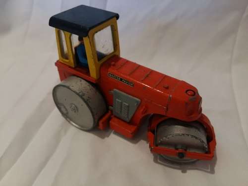 Vintage Dinky toy, #279 Aveling Barford Diesel Roller 1965 "Master Pavior" 1:38, Die Cast No Box,