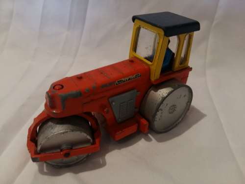 Vintage Dinky toy, #279 Aveling Barford Diesel Roller 1965 "Master Pavior" 1:38, Die Cast No Box,