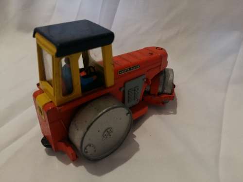 Vintage Dinky toy, #279 Aveling Barford Diesel Roller 1965 "Master Pavior" 1:38, Die Cast No Box,