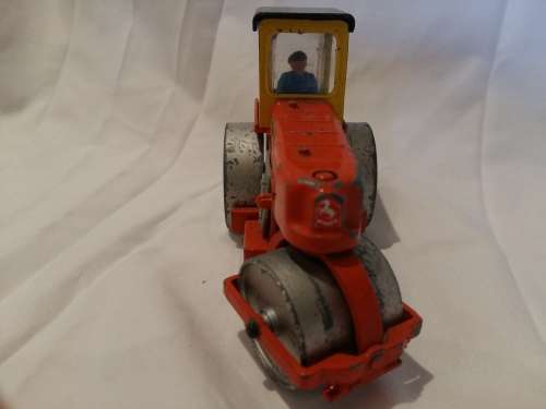 Vintage Dinky toy, #279 Aveling Barford Diesel Roller 1965 "Master Pavior" 1:38, Die Cast No Box,