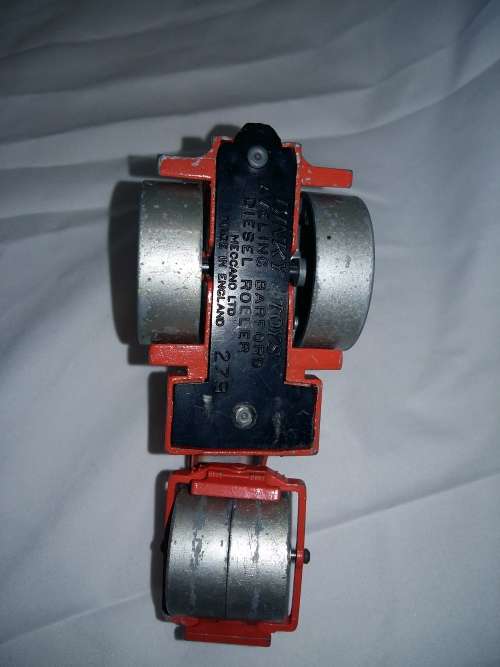 Vintage Dinky toy, #279 Aveling Barford Diesel Roller 1965 "Master Pavior" 1:38, Die Cast No Box,