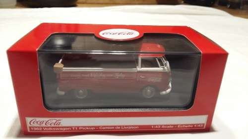 Motor City Classics - 1/43 Coca-Cola 1962 VW T1 Pickup (Red) New in Box