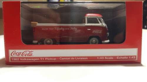 Motor City Classics - 1/43 Coca-Cola 1962 VW T1 Pickup (Red) New in Box