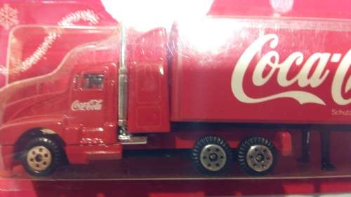 Coca Cola Santa Claus model truck, Die Cast, New in Box, Scale Unkown, Length 18cm