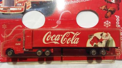Coca Cola Santa Claus model truck, Die Cast, New in Box, Scale Unkown, Length 18cm