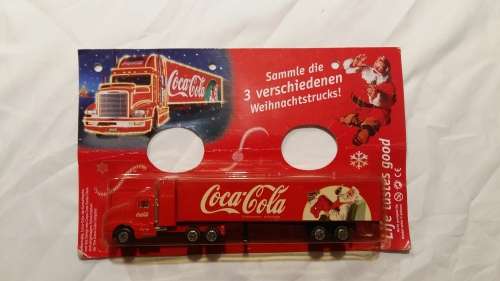 Coca Cola Santa Claus model truck, Die Cast, New in Box, Scale Unkown, Length 18cm