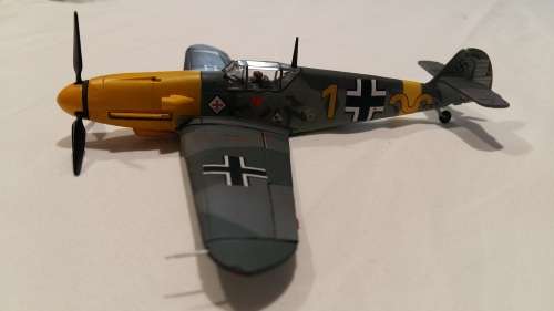 Messerschmitt bf 109F-4 Luftwaffe, GALFT3005 1942, 1:72, Gemini Aces, Die Cast, No Original Box