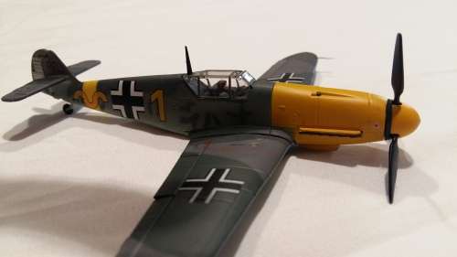 Messerschmitt bf 109F-4 Luftwaffe, GALFT3005 1942, 1:72, Gemini Aces, Die Cast, No Original Box