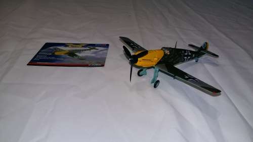 Messerschmitt BF 109E Ace Oberlutant Herbert Ihlefeld, 1:72, Corgi, Die Cast, No Original Box,