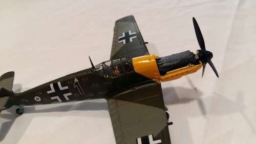 Messerschmitt BF 109E Ace Oberlutant Herbert Ihlefeld, 1:72, Corgi, Die Cast, No Original Box,