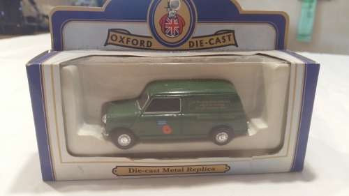 Remembrance Sunday Mini Van Model MV018, Oxford, 1:43 Die Cast, New in Box with Card