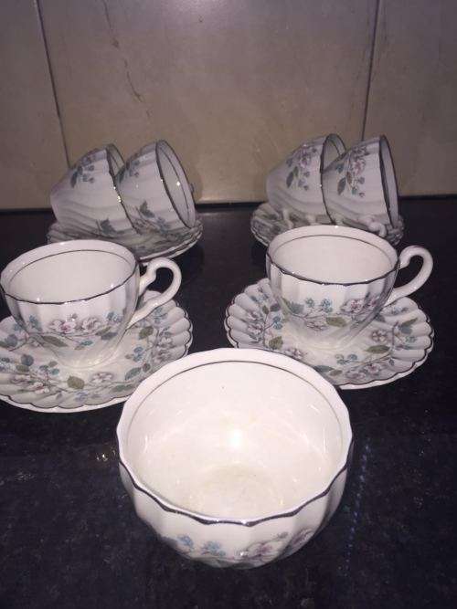 Johnson Bros 13 piece Coffee Set