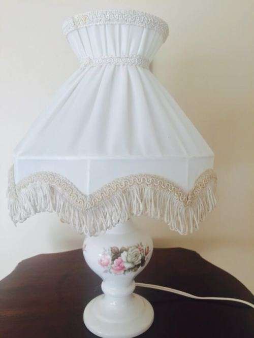 Pretty Ceramic Lamp & Shade
