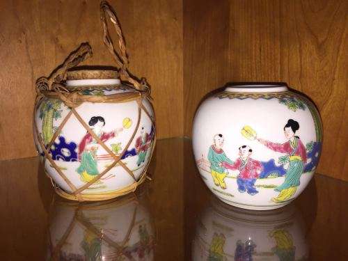 Two Oriental Ginger Jars