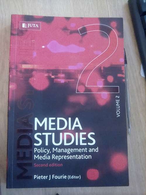 Textbook: Media Studies Policy, Management and Media Representation. 2nd Edition