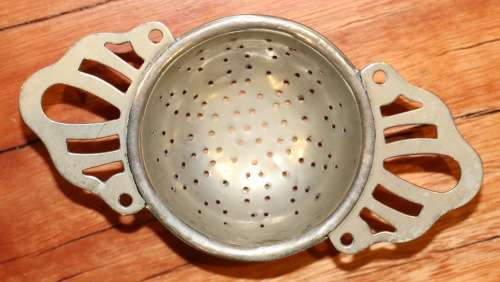 Victorian EPNS Tea Strainer