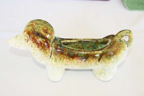 Vintage Dachshund Vase